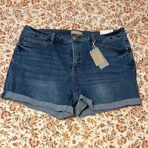 BNWT Alexander Jane denim shorts - size 3X